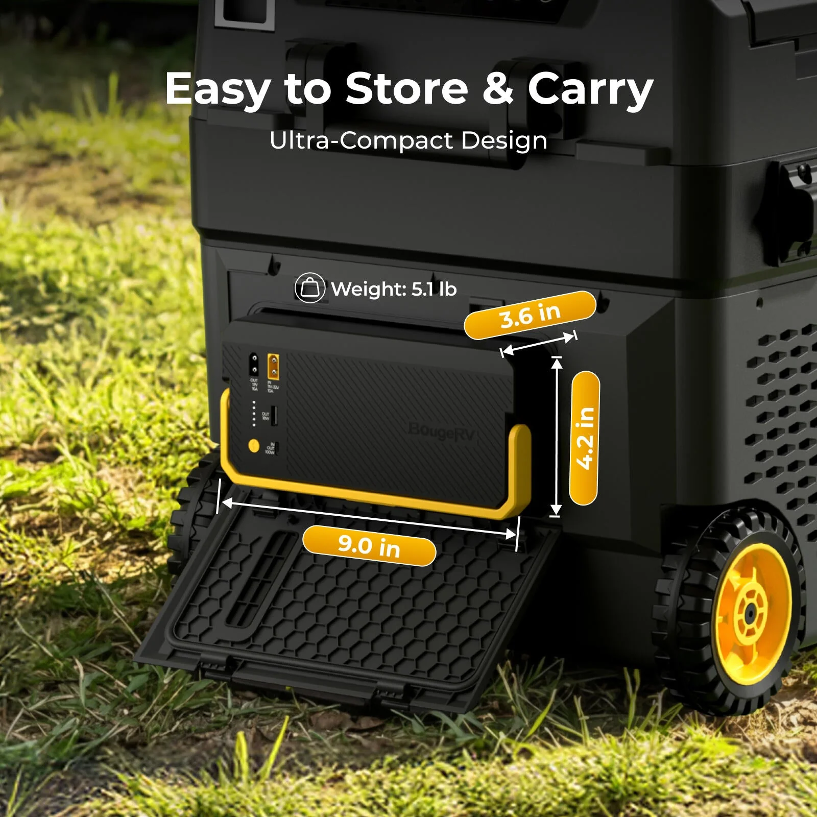 BougeRV 240Wh Detachable Battery of CRH20 Portable Fridge - Image 5
