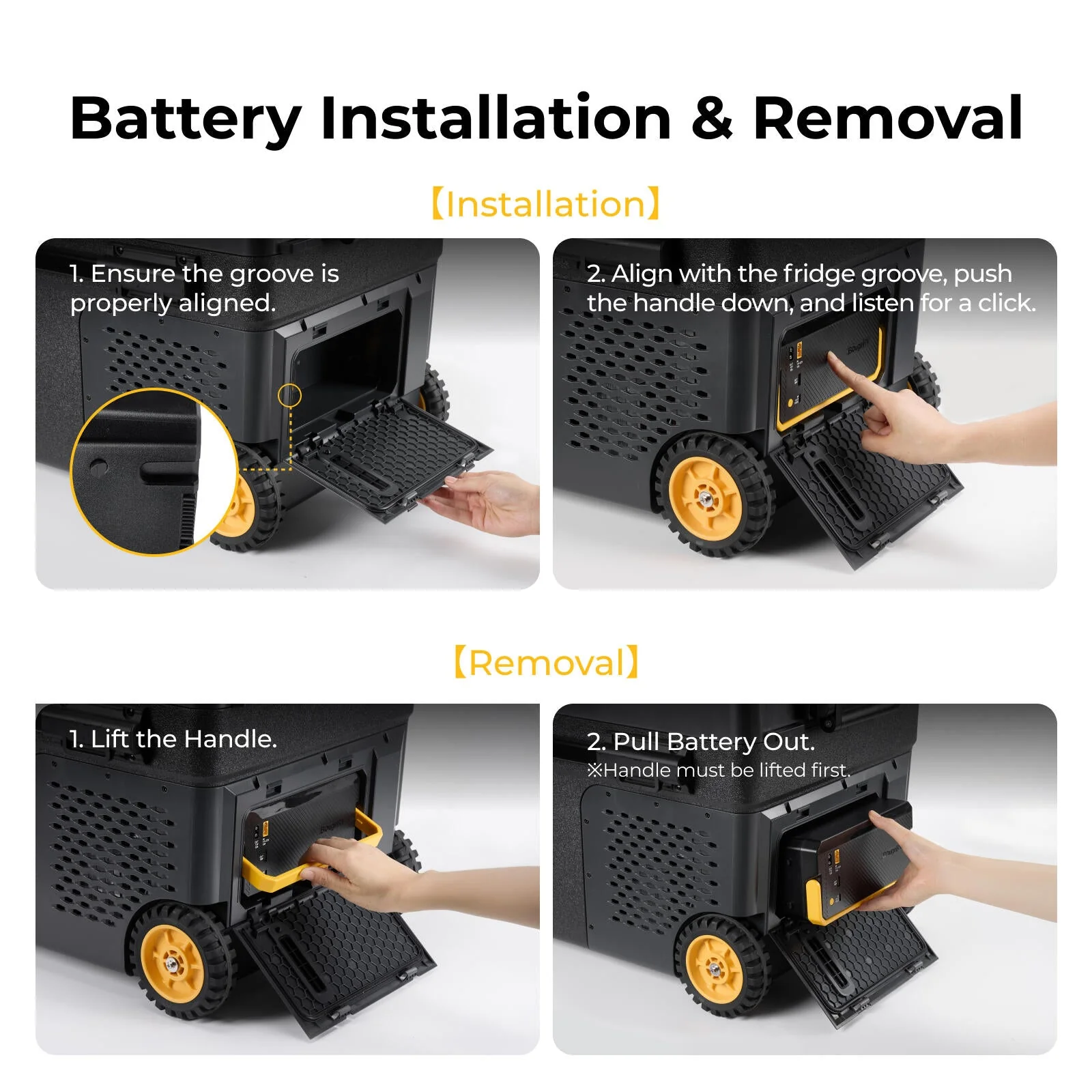 BougeRV 240Wh Detachable Battery of CRH20 Portable Fridge - Image 7