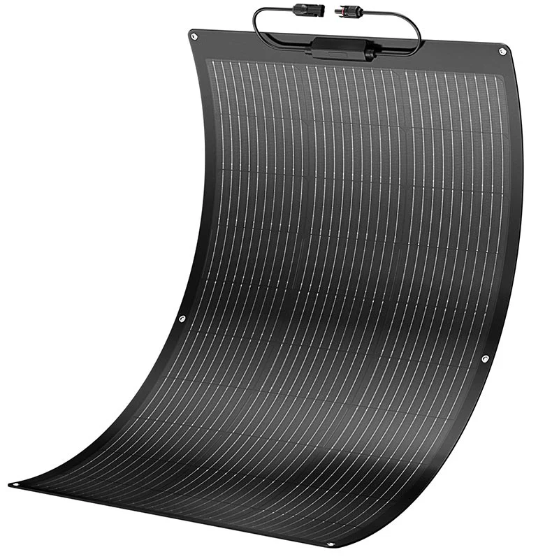BougeRV Arch 100 Watt Fiberglass Flexible Curved Solar Panel - Image 3