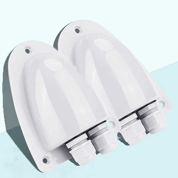 Gray Solar Weatherproof Double Cable Entry Gland - Image 8