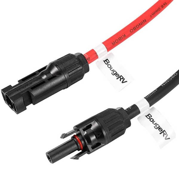 Solar Extension Cable with Extra Free Connectors(xx FT Red+xx FT Black) - Image 8