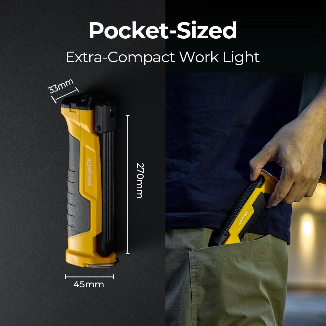 BougeRV WL02 Waterproof Work Light for Outdoor&Garage - Image 4