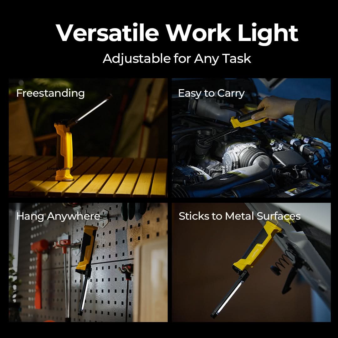 BougeRV WL02 Waterproof Work Light for Outdoor&Garage - Image 8